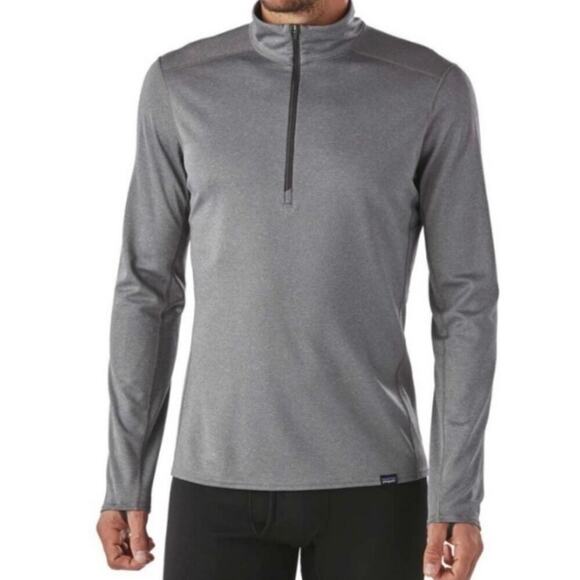 Patagonia Men’s Capilene®‎ Midweight Zip-Neck Pullover in Gray (NWT) - size S